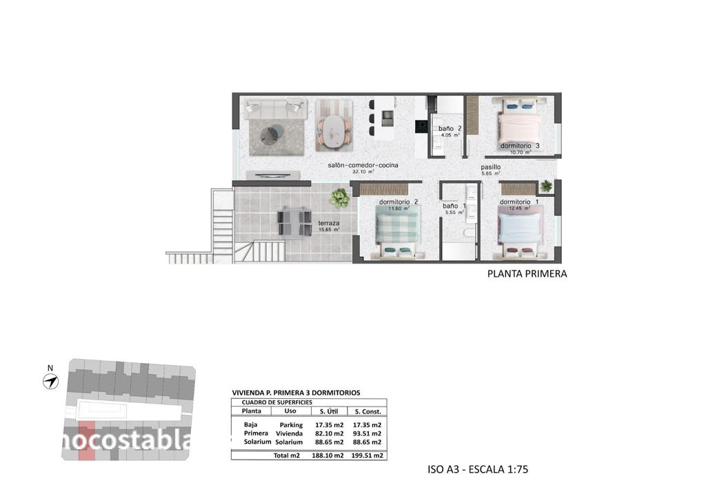 Detached house in Pilar de la Horadada, 93 m², 316,000 €, photo 1, listing 32378656