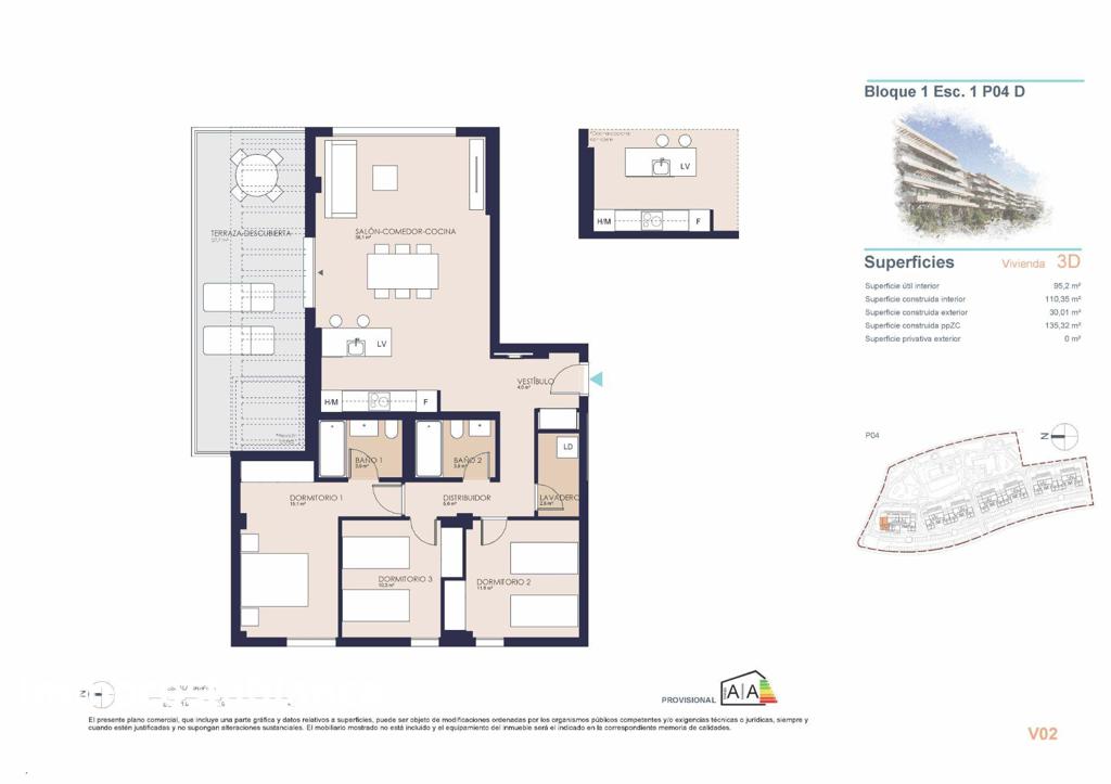 Apartment in Denia, 110 m², 505,000 €, photo 2, listing 10039536