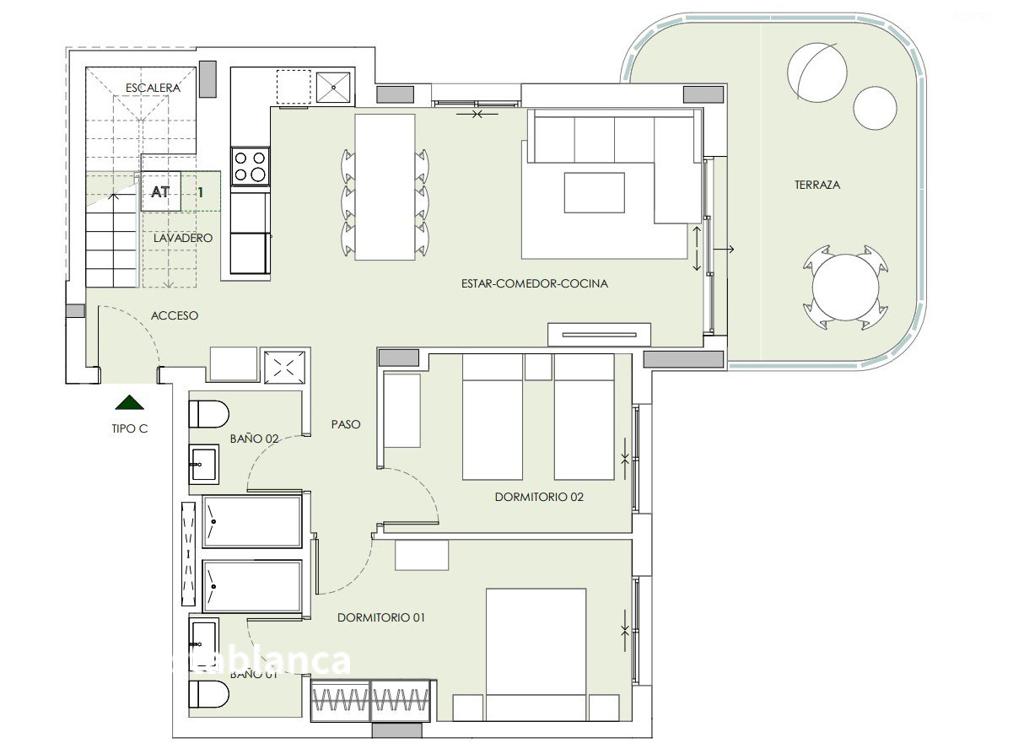 Penthouse in Calpe, 220 m², 880,000 €, photo 9, listing 19251536