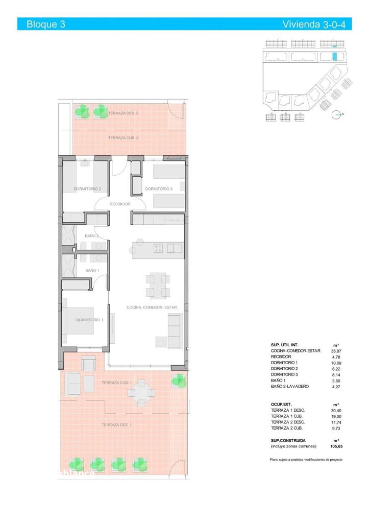 Apartment in Guardamar del Segura, 106 m², 340,000 €, photo 3, listing 55159536