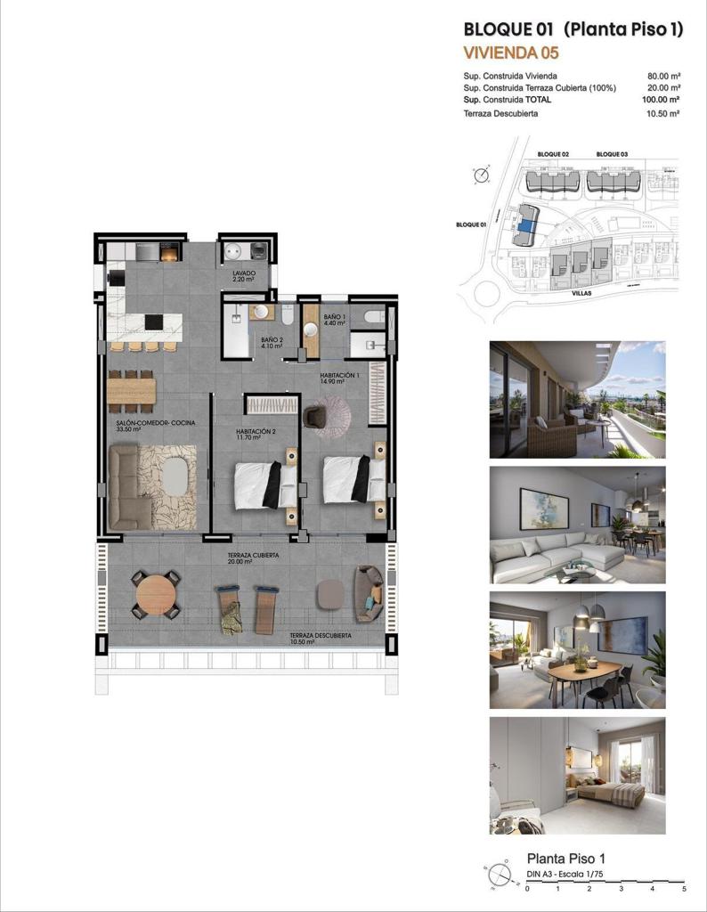 Apartment in Benidorm, 80 m², 395,000 €, photo 2, listing 67583536