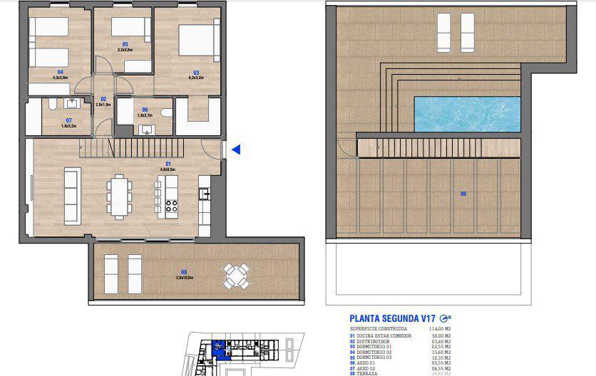 Penthouse in Javea (Xabia), 214 m², 798,000 €, photo 7, listing 4316256