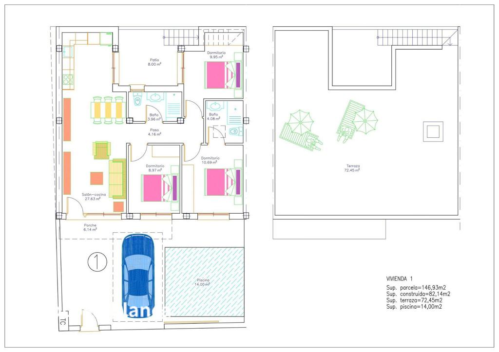 Terraced house in Alicante, 160 m², 315,000 €, photo 10, listing 15146816