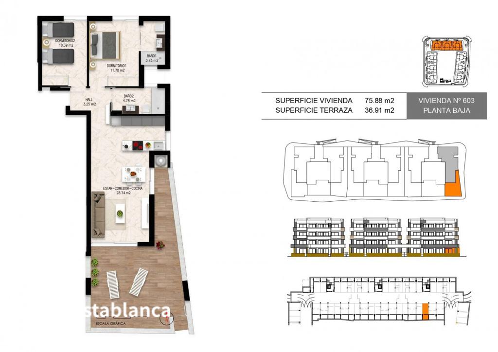 Apartment in Dehesa de Campoamor, 113 m², 255,000 €, photo 10, listing 26180016