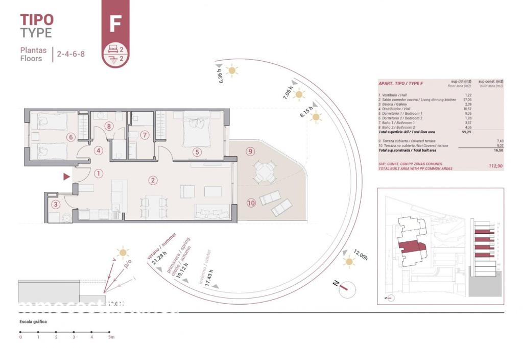 Apartment in Calpe, 59 m², 479,000 €, photo 9, listing 70127536