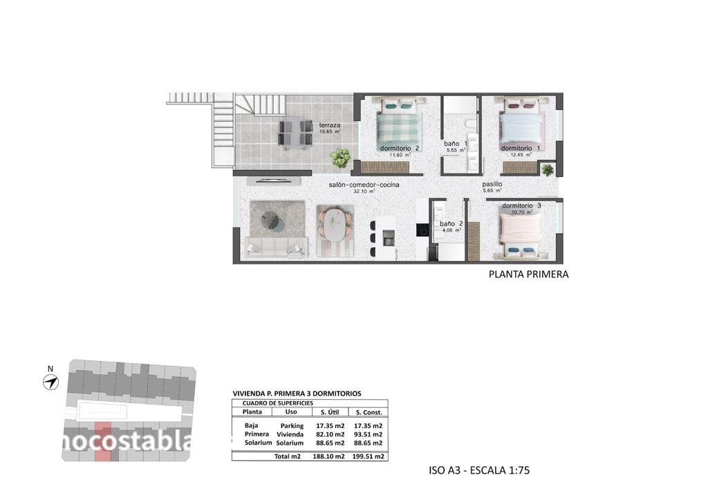 Detached house in Pilar de la Horadada, 93 m², 316,000 €, photo 5, listing 32378656