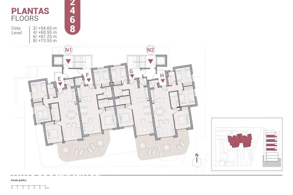 Apartment in Calpe, 59 m², 410,000 €, photo 3, listing 33159536