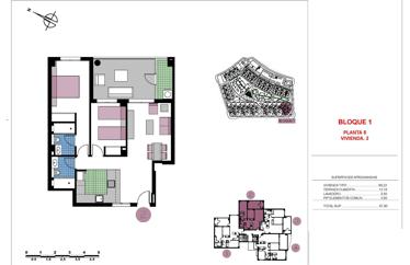 Apartment in Pilar de la Horadada, 87 m²