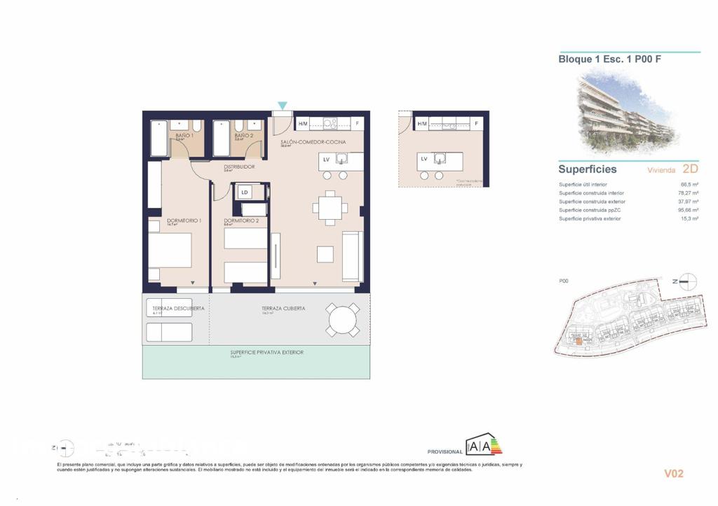 Apartment in Denia, 78 m², 300,000 €, photo 10, listing 2039536