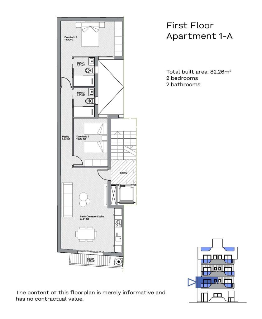 Apartment in Torrevieja, 82 m², 259,000 €, photo 6, listing 30287536