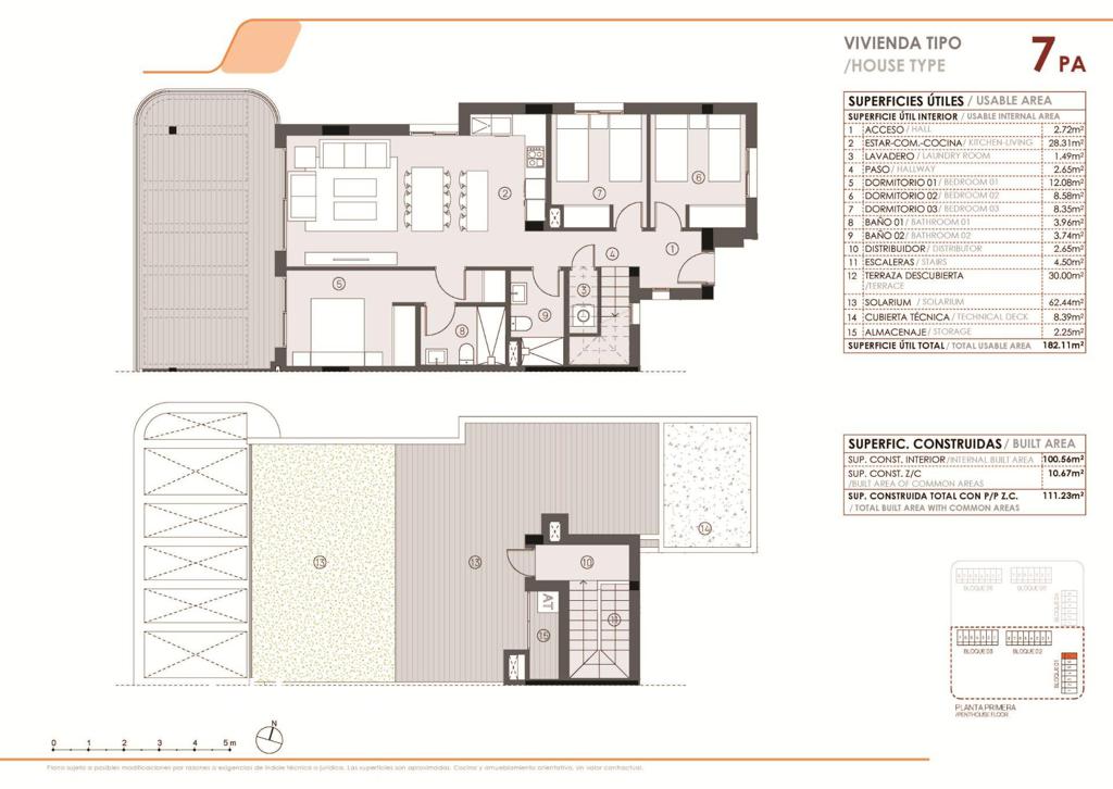 Apartment in Torrevieja, 100 m², 395,000 €, photo 2, listing 240416