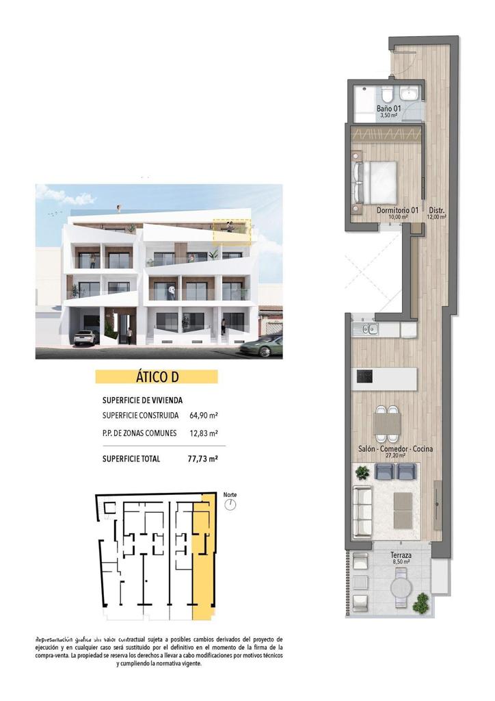 Apartment in Torrevieja, 74 m², 350,000 €, photo 9, listing 40695536