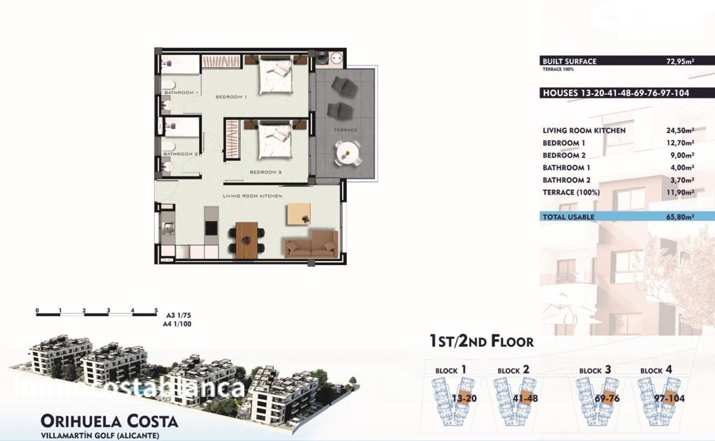 Apartment in Dehesa de Campoamor, 73 m², 177,000 €, photo 4, listing 3685616