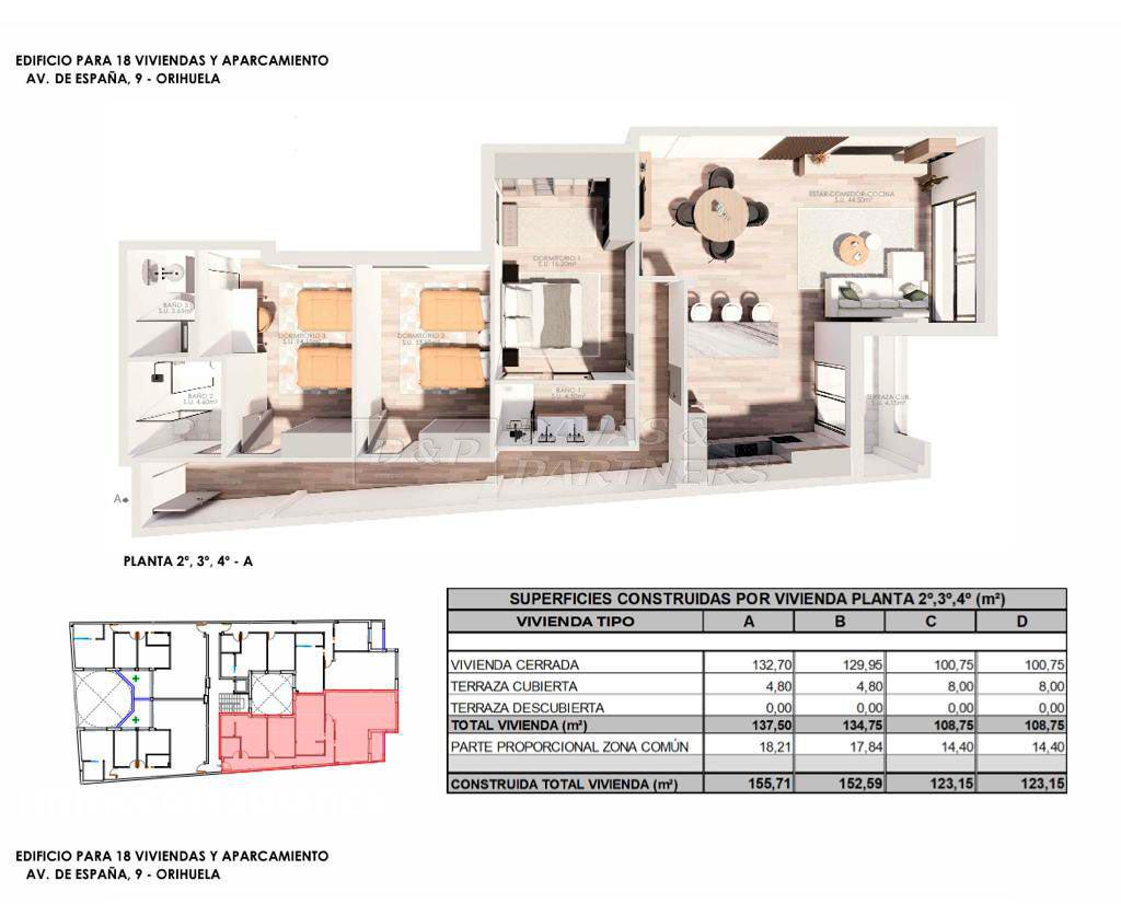 Apartment in Orihuela, 108 m², 306,000 €, photo 6, listing 9097856