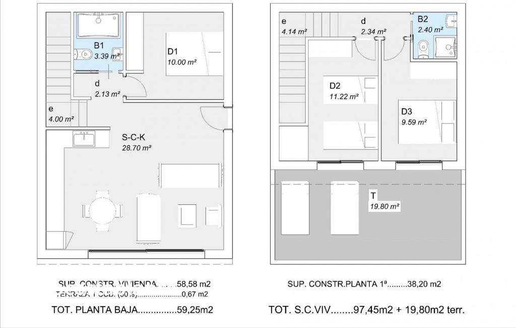 Villa in Dehesa de Campoamor, 117 m², 350,000 €, photo 10, listing 54695456