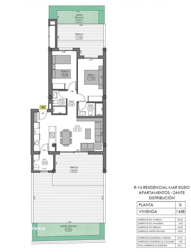 Apartment in Algorfa, 69 m², 212,000 €, photo 1, listing 29222496
