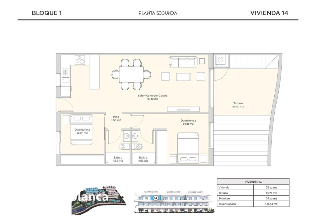 Apartment in Benidorm, 68 m², 370,000 €, photo 3, listing 18127536