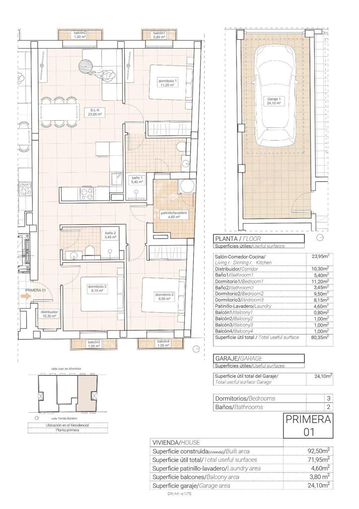 Apartment in El Fondó de les Neus, 92 m², 250,000 €, photo 3, listing 42287536