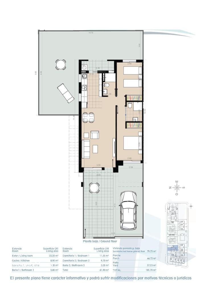 Detached house in Pilar de la Horadada, 79 m², 370,000 €, photo 8, listing 9967536
