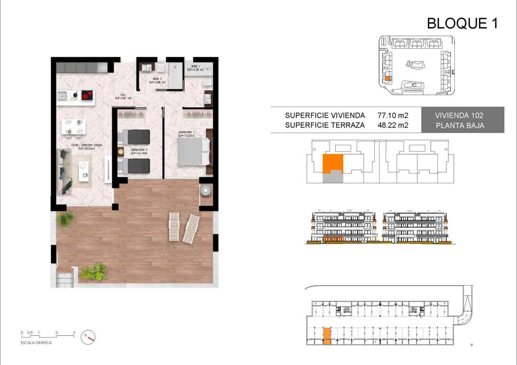 Apartment in Torrevieja, 81 m², 308,000 €, photo 1, listing 59735536