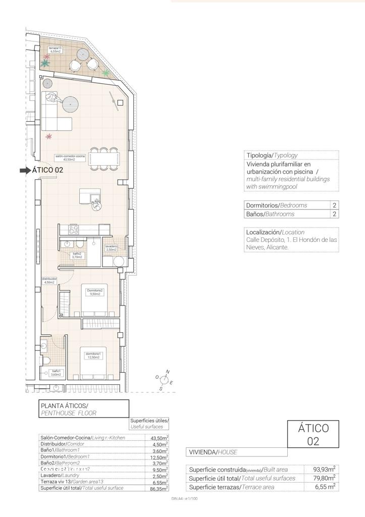 Apartment in Elche, 94 m², 220,000 €, photo 9, listing 27058016