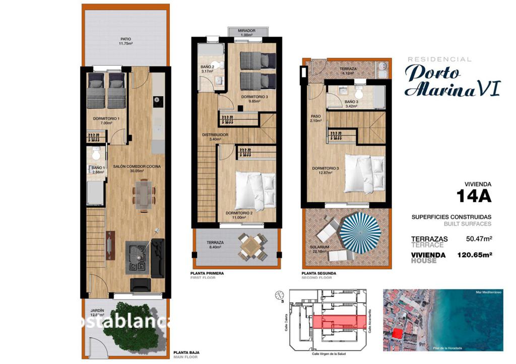 Terraced house in Torre de la Horadada, 96 m², 280,000 €, photo 8, listing 29885448