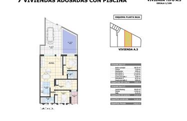 Detached house in Pilar de la Horadada, 91 m²